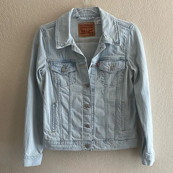 Levi's Women's Sky Blue Denim Jacket size S - Picture 2 of 12